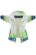 Kid Boys Hooded Long Sleeves Zip Down Jacket