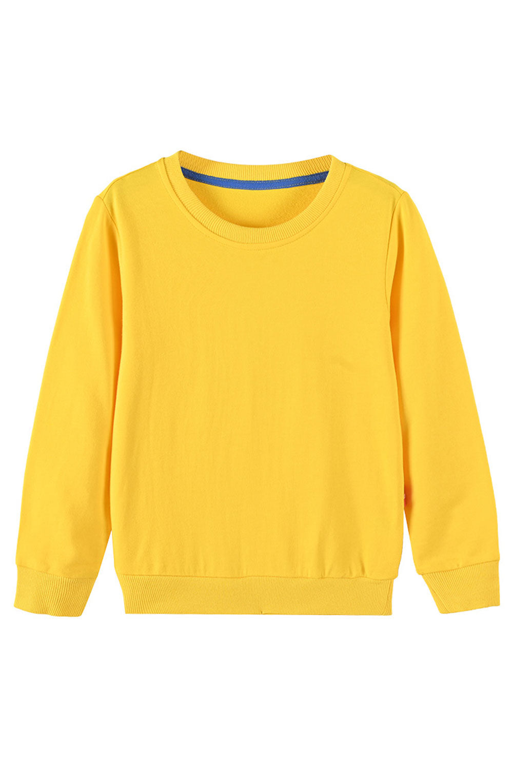 Kid Boys Simple Plain Solid Straight Length Sweatshirt