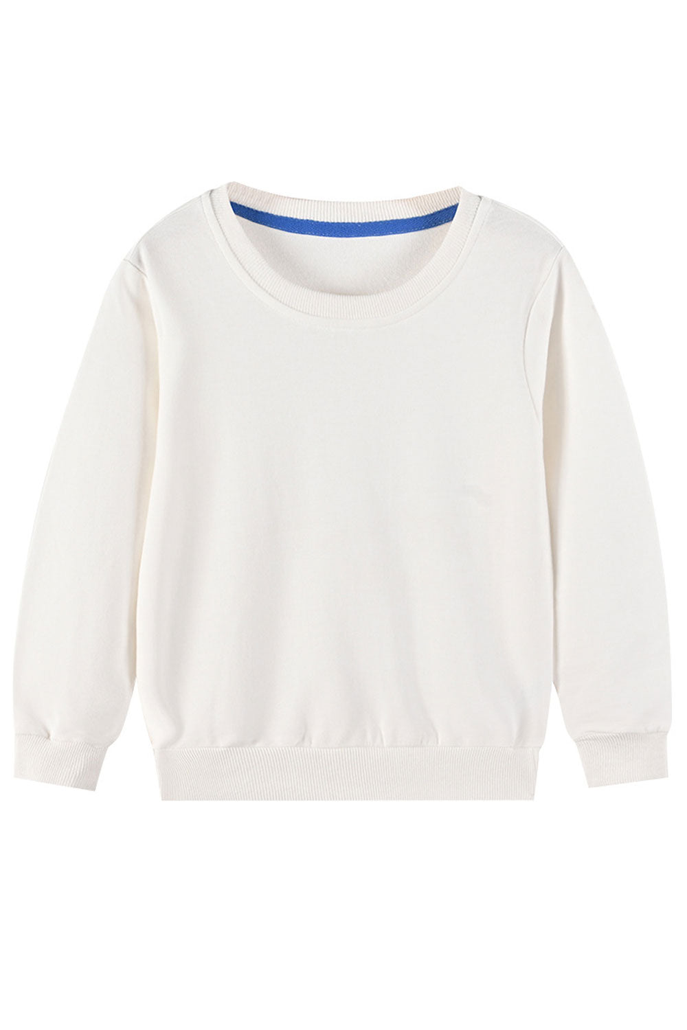 Kid Boys Simple Plain Solid Straight Length Sweatshirt