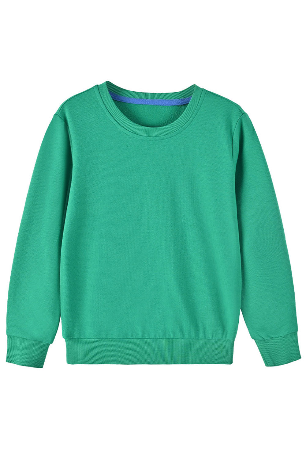 Kid Boys Simple Plain Solid Straight Length Sweatshirt