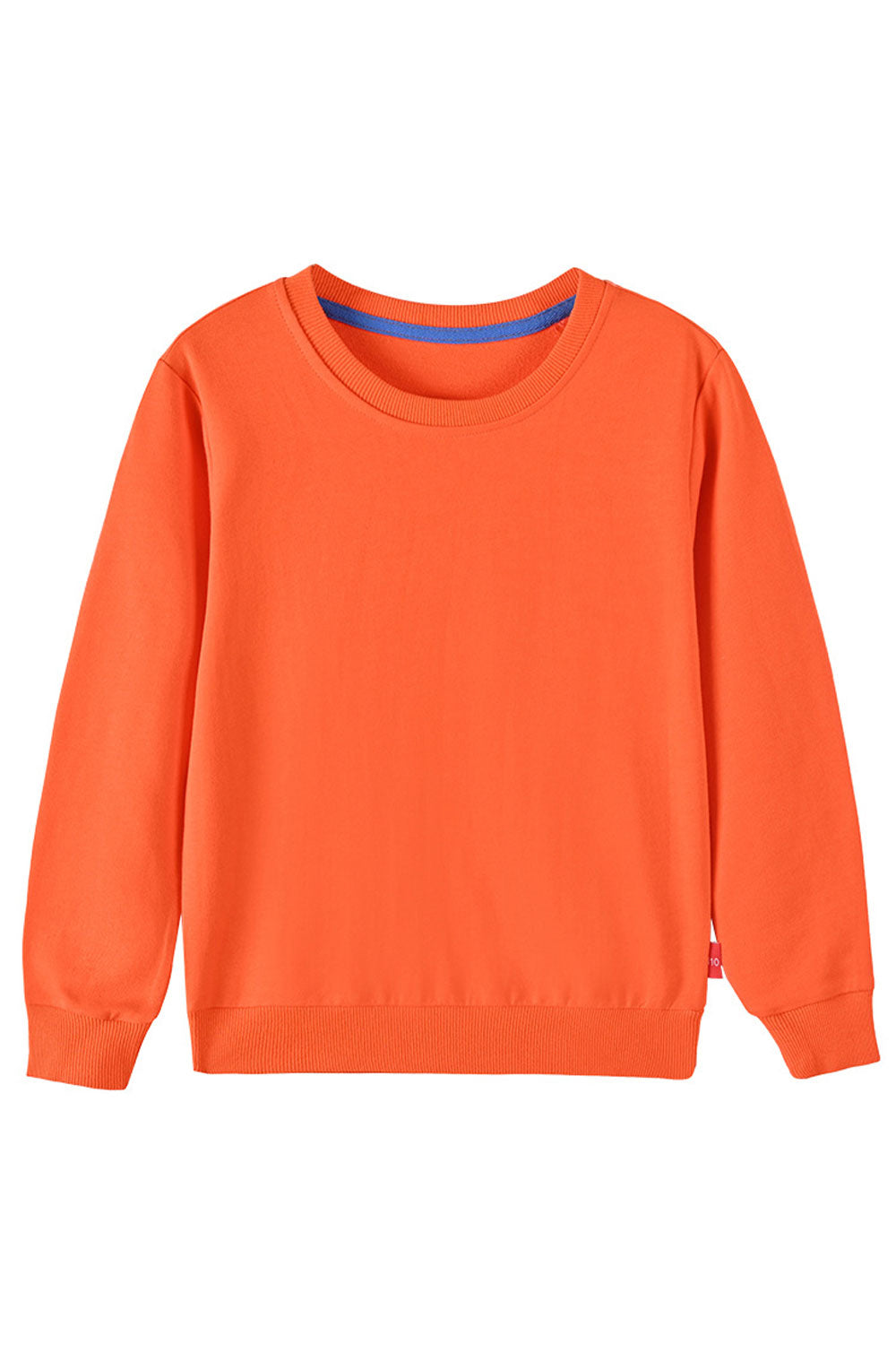 Kid Boys Simple Plain Solid Straight Length Sweatshirt