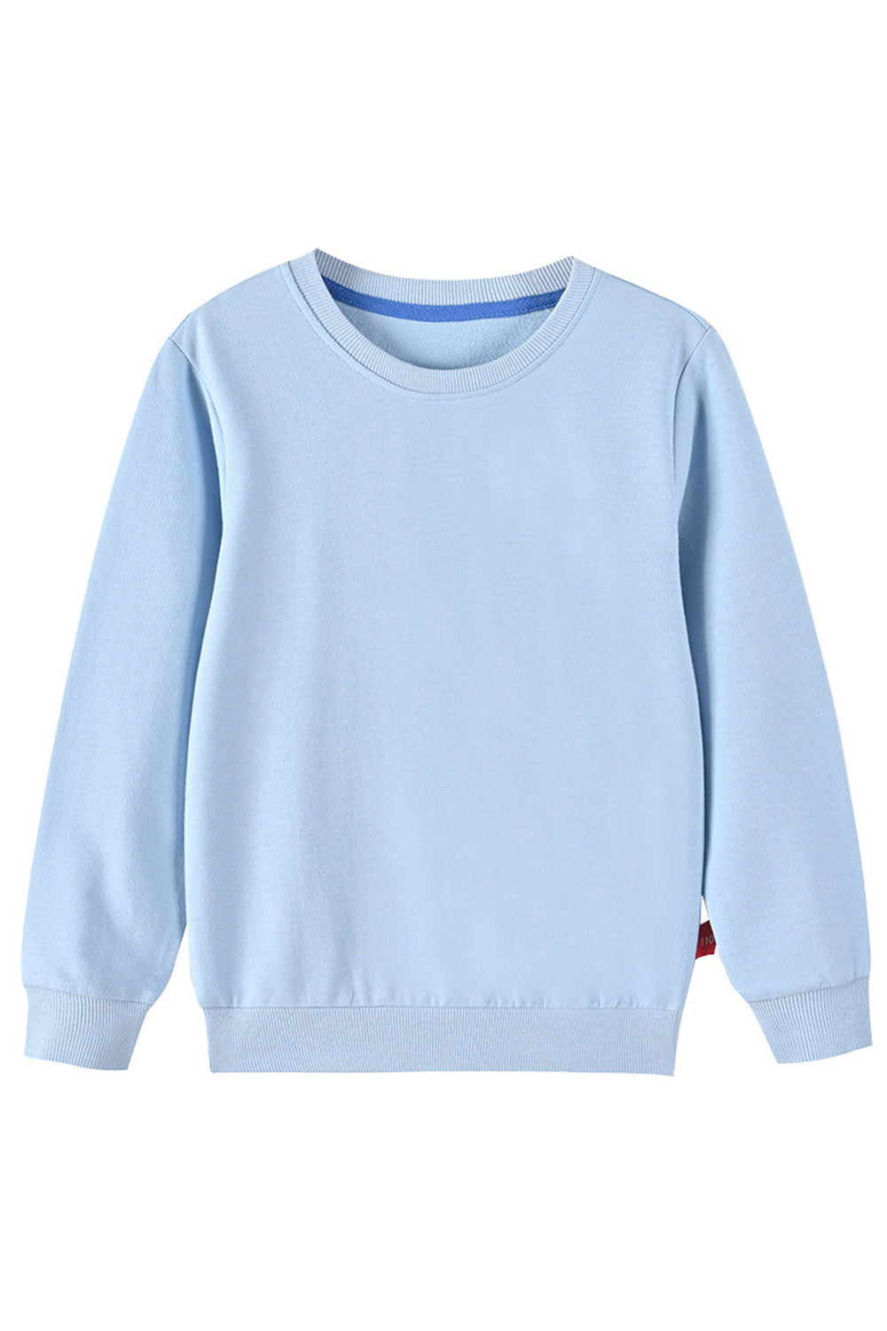 Kid Boys Simple Plain Solid Straight Length Sweatshirt