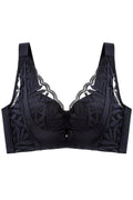 Women Upper Support Side Breasts Adjustable Bra Lace no Steel Ring