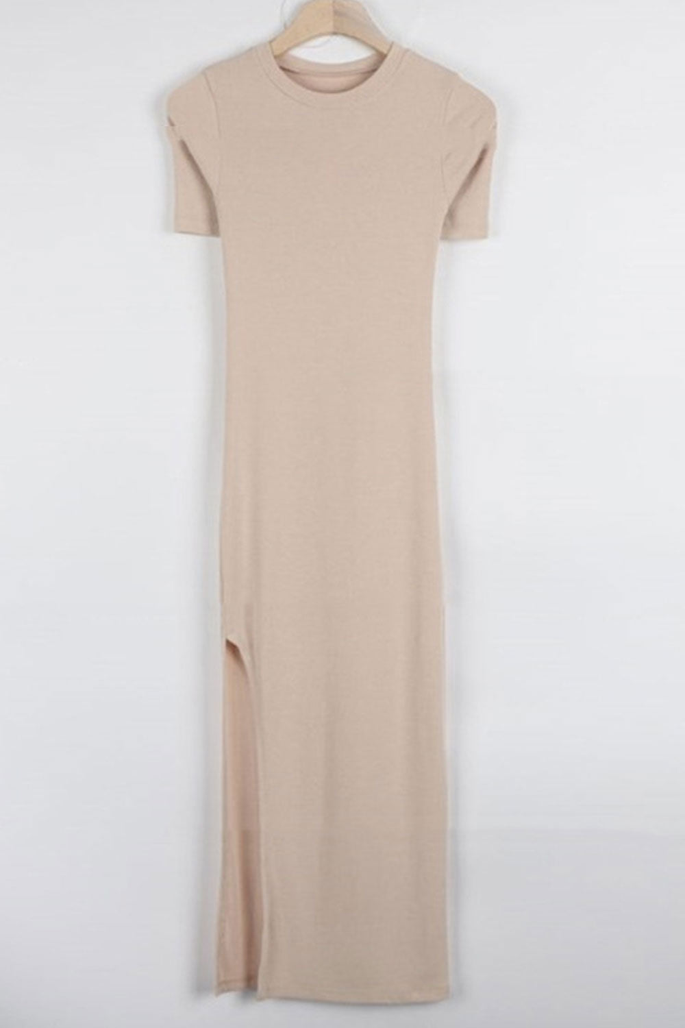 Women Slim Stylish Round Neck Fashion Shirt Dress