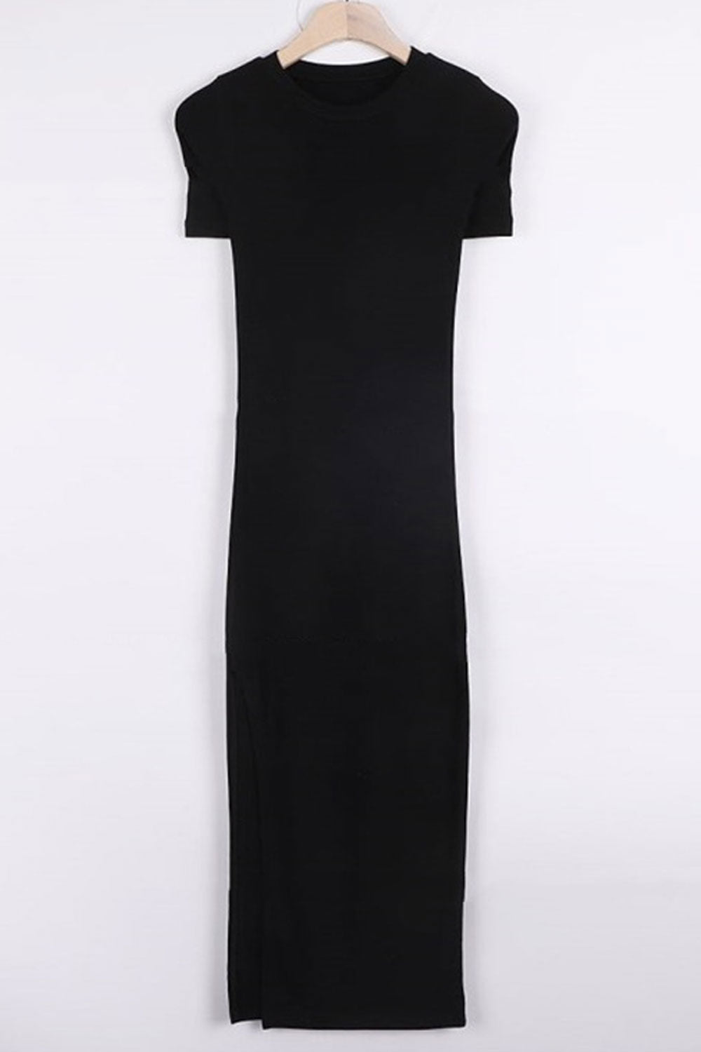Women Slim Stylish Round Neck Fashion Shirt Dress