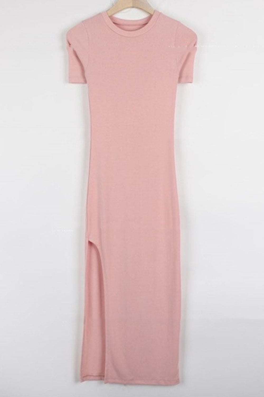 Women Slim Stylish Round Neck Fashion Shirt Dress