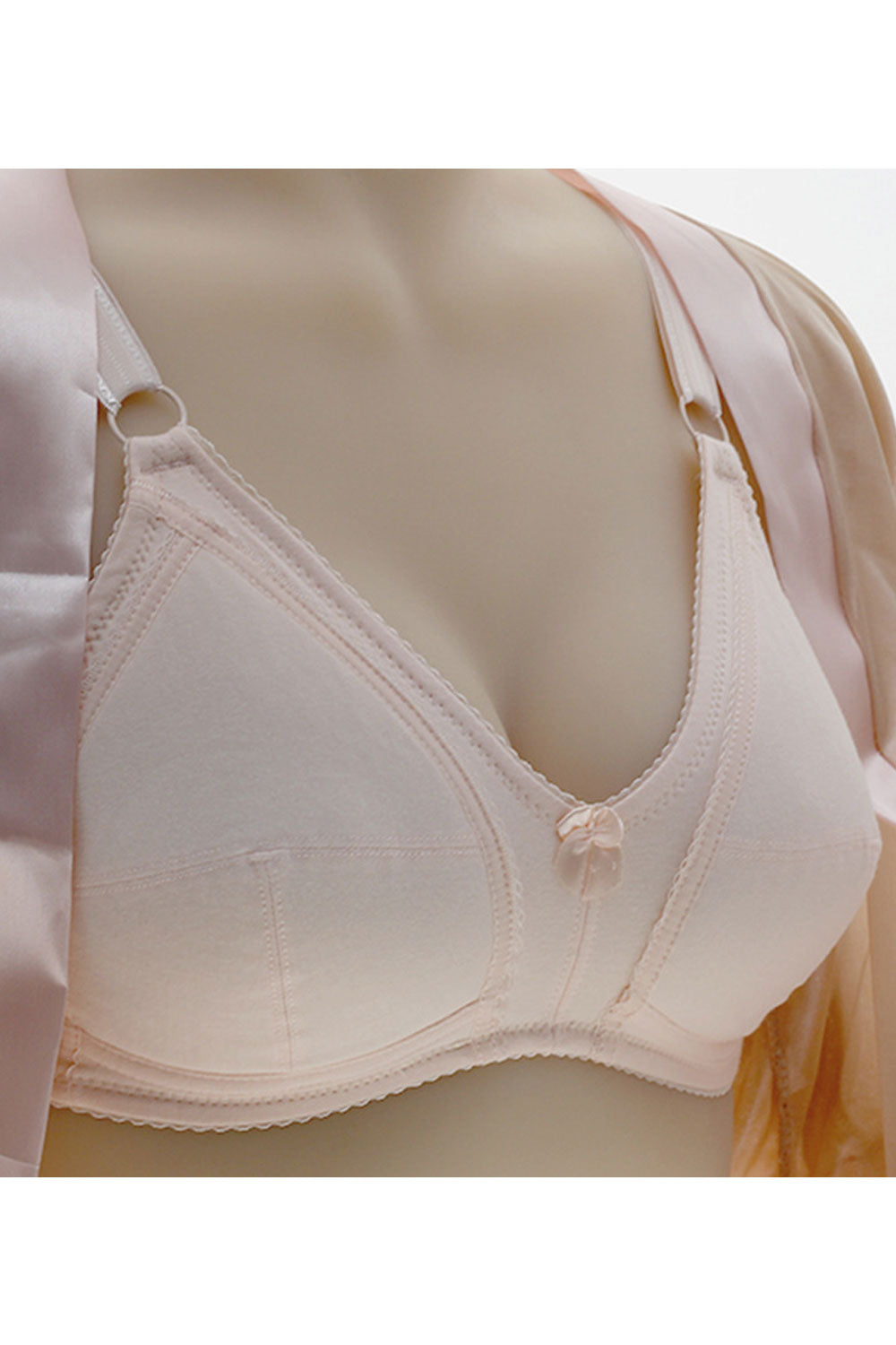 Women New Beautiful, Shaped, Gathered, Breathable, Lifted, Sweat Absorbent, Comfortable, Fixed Shoulder Straps Back Three Rows O