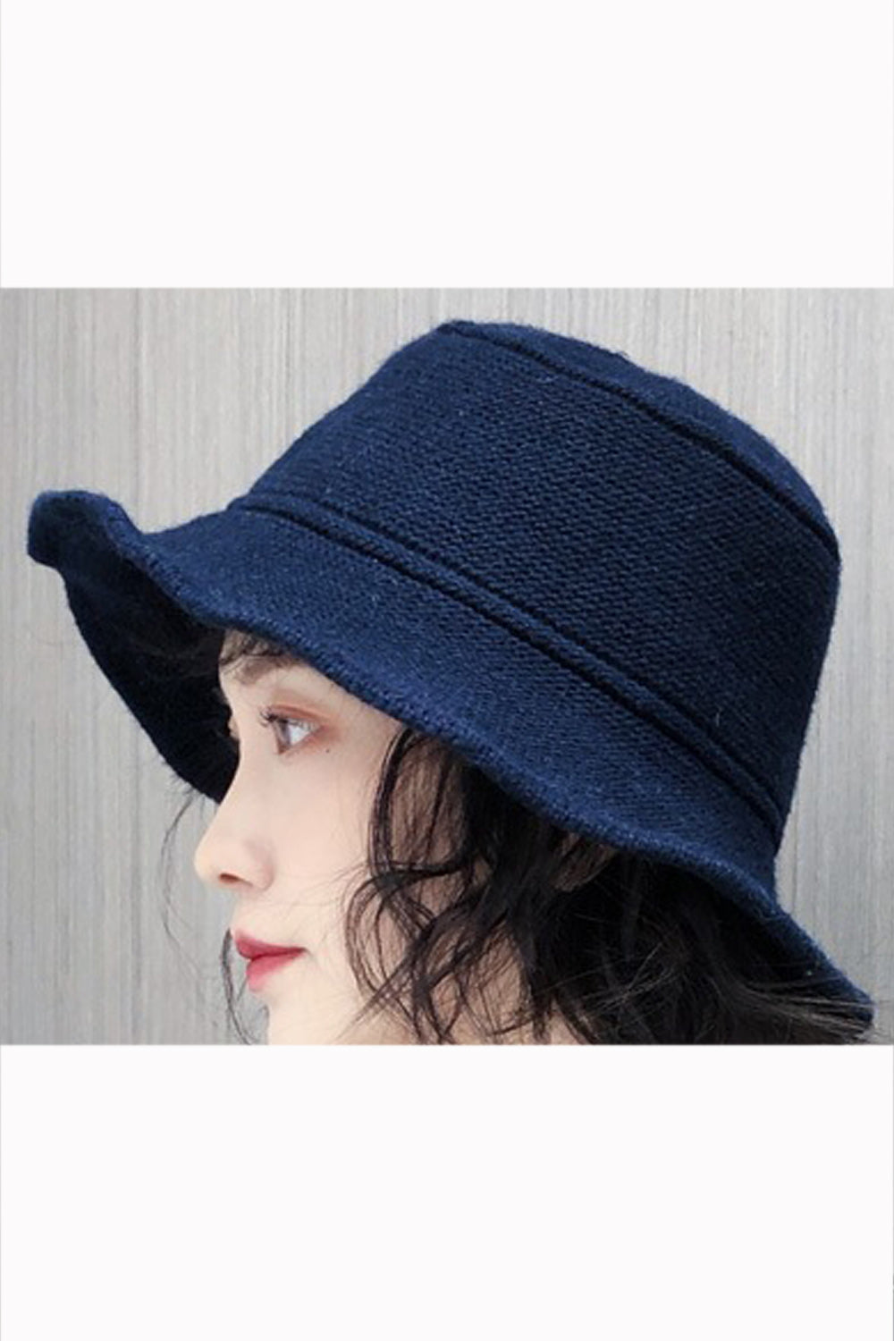 Women Elegant Solid Color Breathable Warm Basin Cap