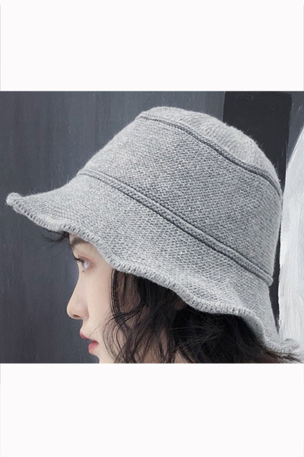 Women Elegant Solid Color Breathable Warm Basin Cap