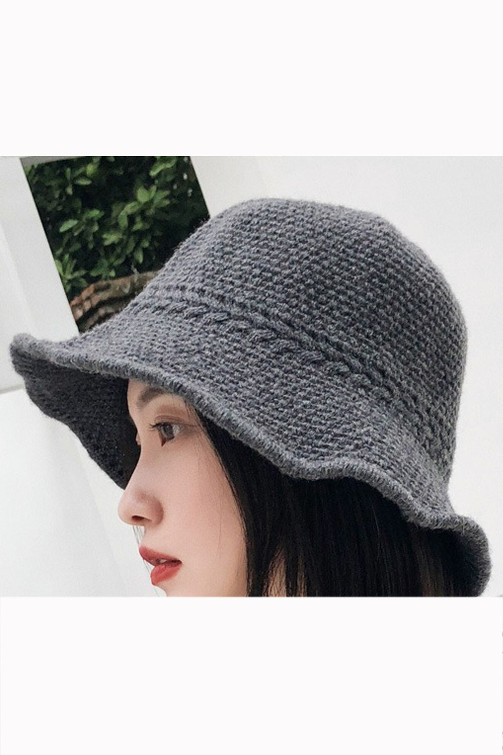 Women Elegant Solid Color Breathable Warm Basin Cap