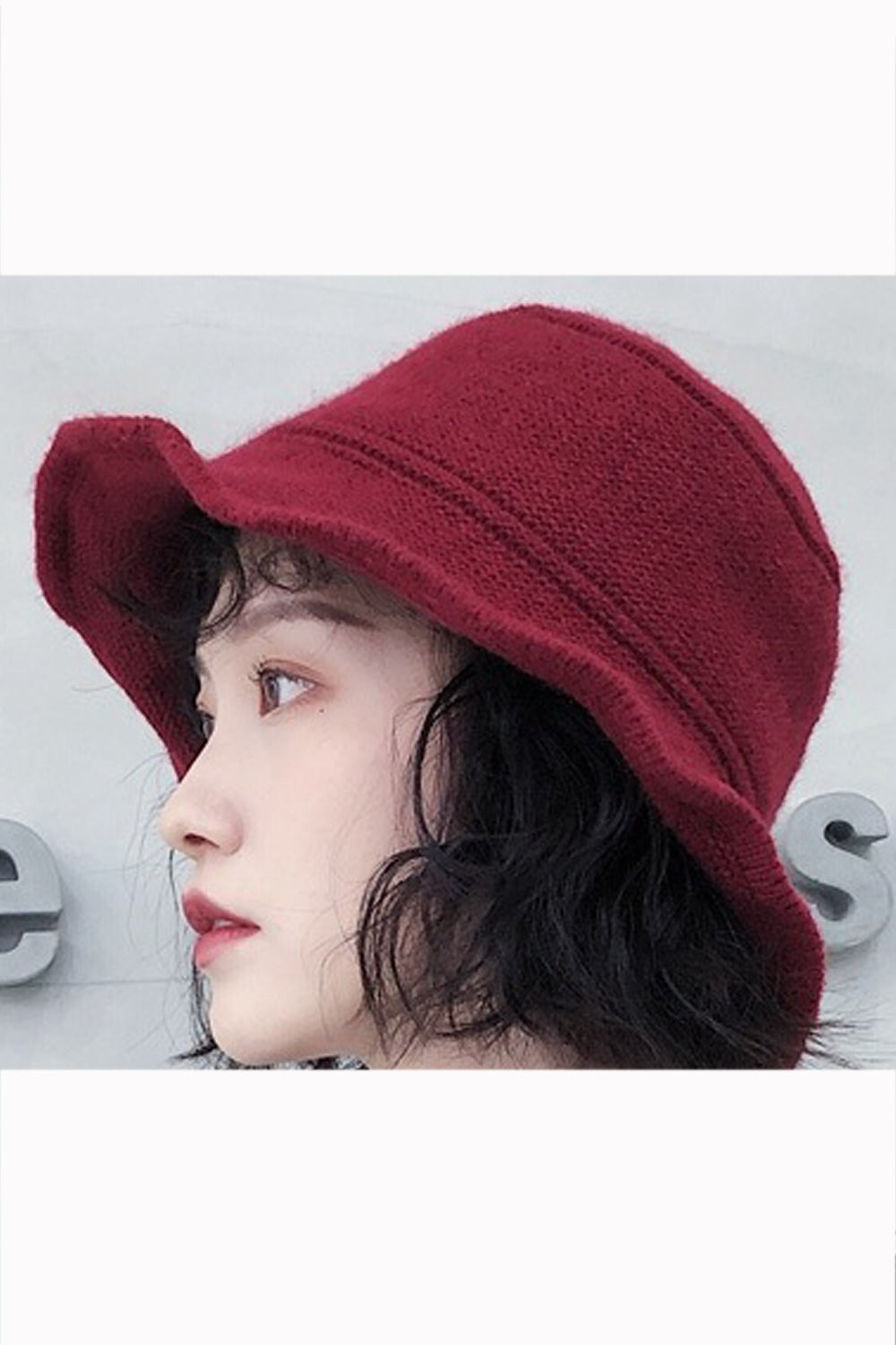 Women Elegant Solid Color Breathable Warm Basin Cap