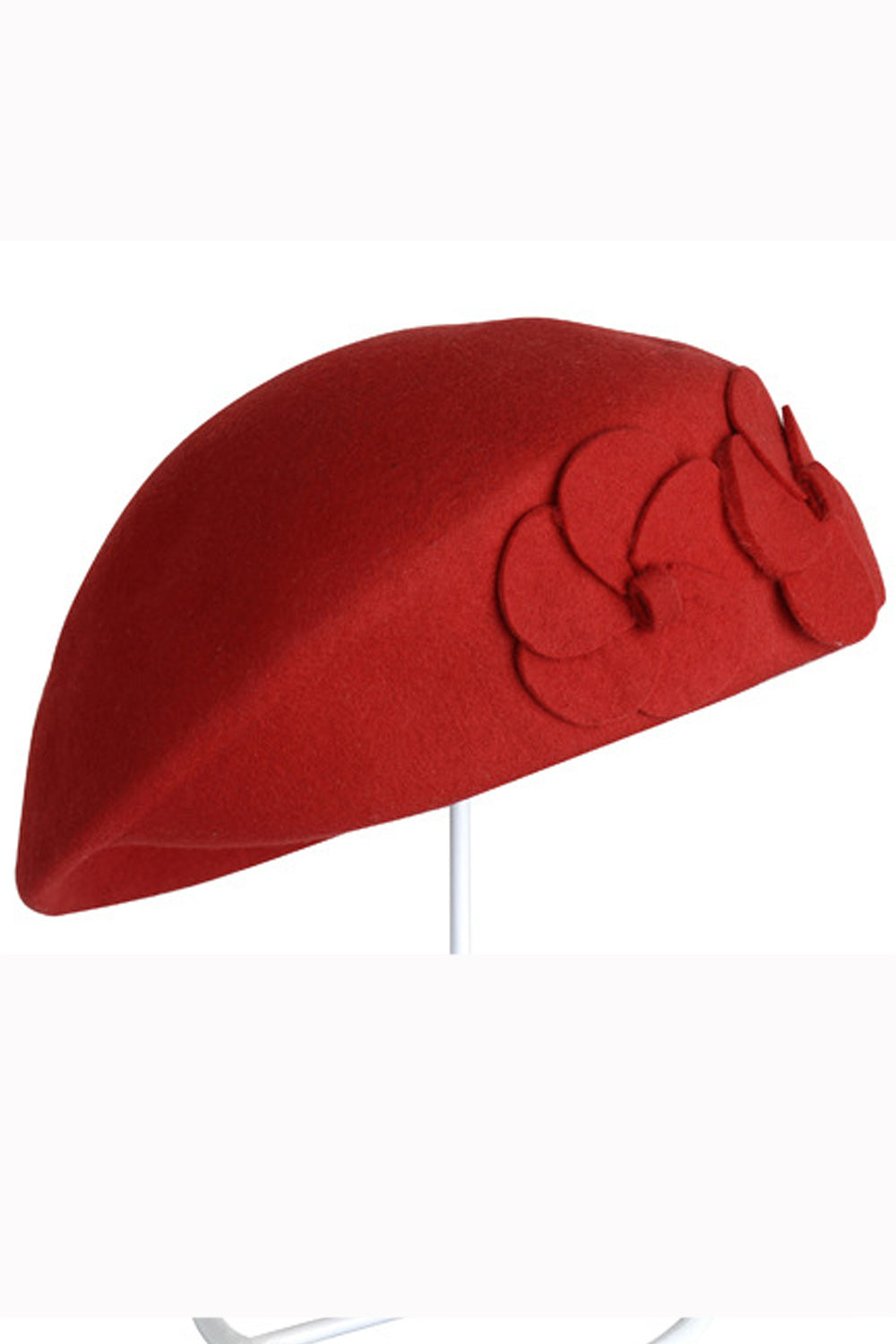 Women Solid Color Beret Fashionable Warm Cap