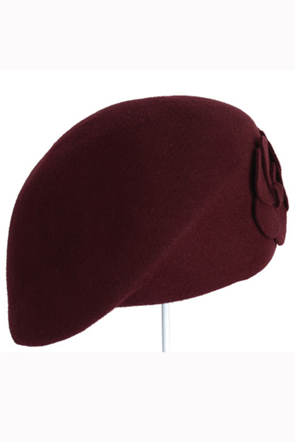 Women Solid Color Beret Fashionable Warm Cap
