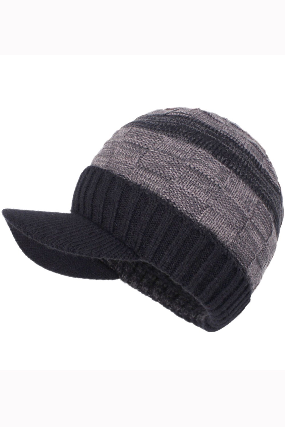 Women Stripe Pattern Duck Tongue Style Autumn & Winter Cap