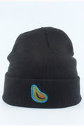 Women Elegant Solid Color Avocado Embroidered Comfortable Cap