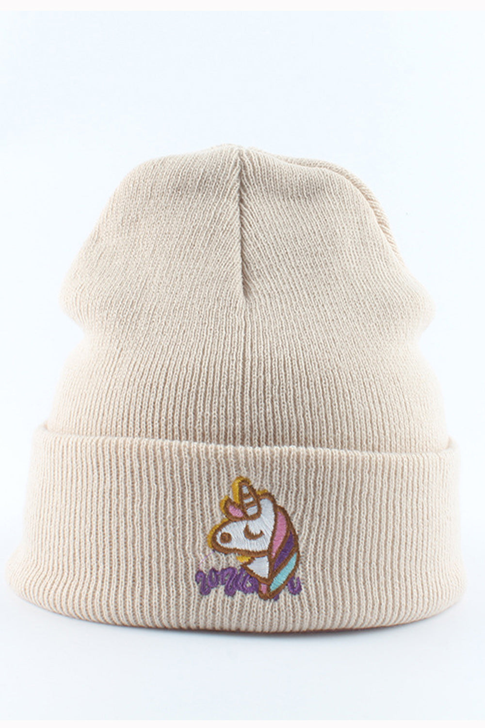 Women Casual Wearing Cartoon Embroidered Solid Color Cap