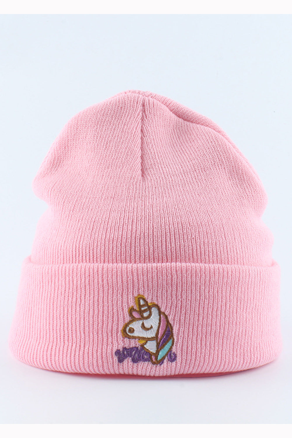 Women Casual Wearing Cartoon Embroidered Solid Color Cap