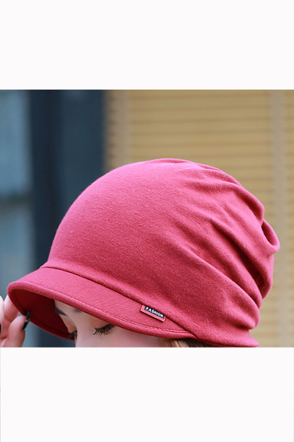 Women Fashionable Solid Color Autumn & Winter Cap