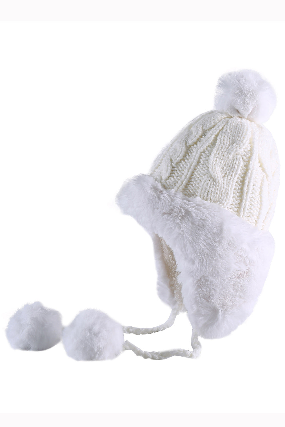 Women Windproof Solid Color Ear Protection Warm Cap