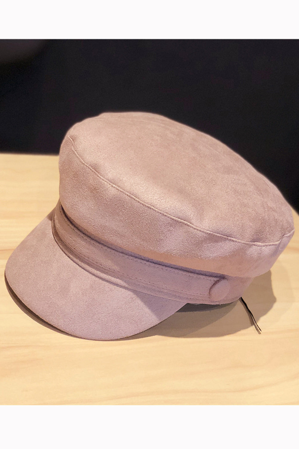 Women Elegant Solid Color Duck Tongue Winter Cap