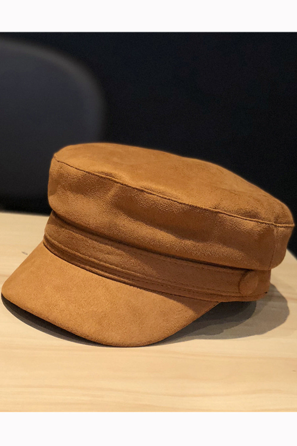Women Elegant Solid Color Duck Tongue Winter Cap