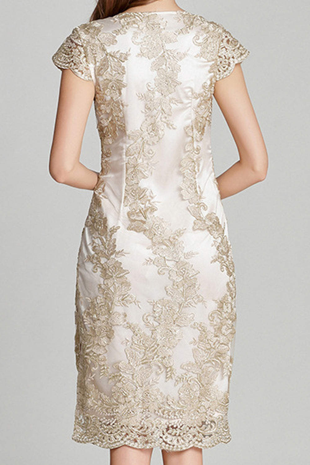 Women Beautiful Lace Up V-Neck Slim Fit Party Dress