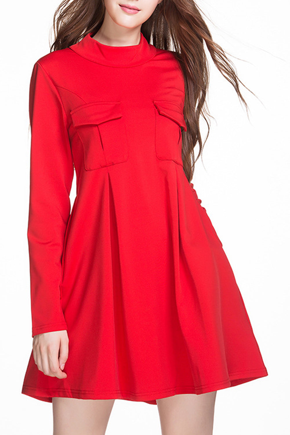 Women Elegant Autumn Parties Long Sleeve Dress