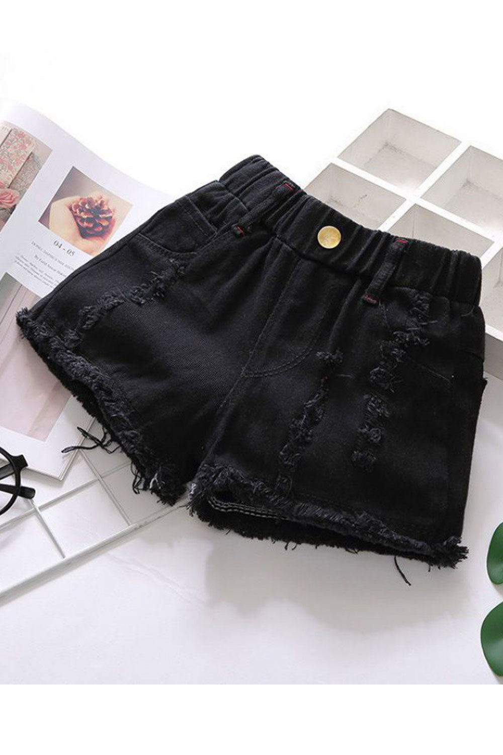 Kids Girls New Summer Cotton Loose Thin Style and all Match Fashion Shorts