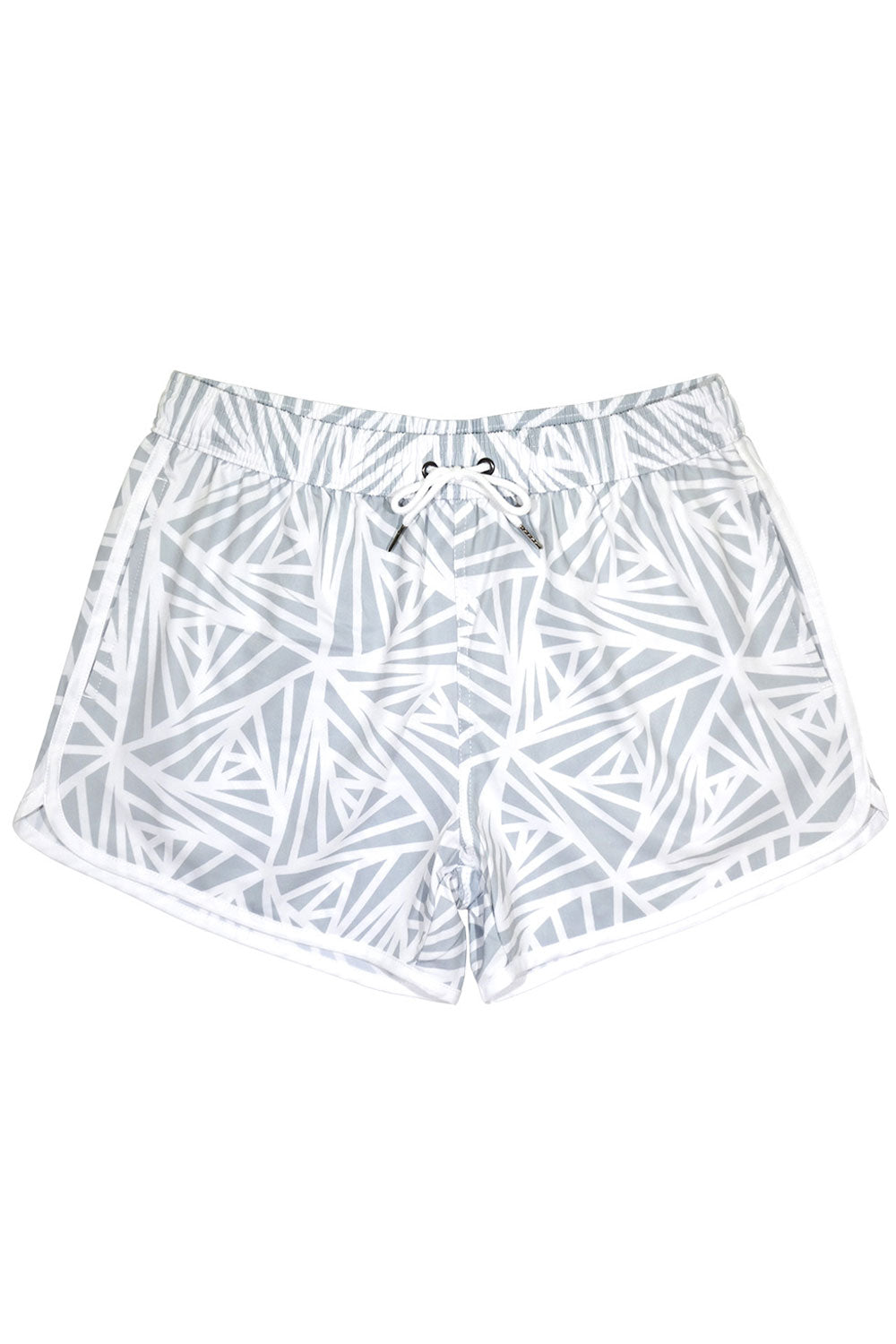 Women Boxer Style Tie Waist Printed Casual Short