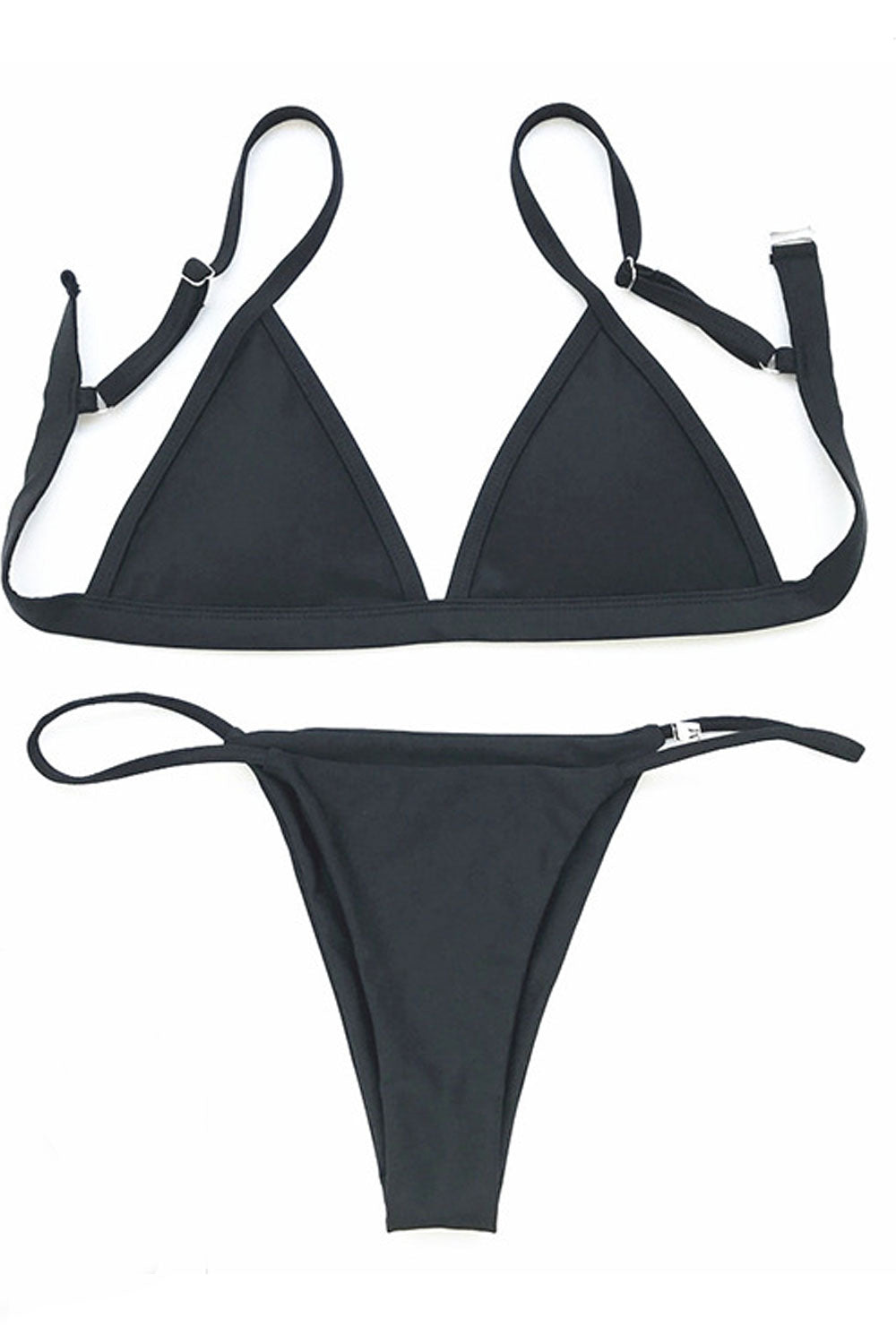 Women Modern Styled Adjustable Solid Color Swimsuit