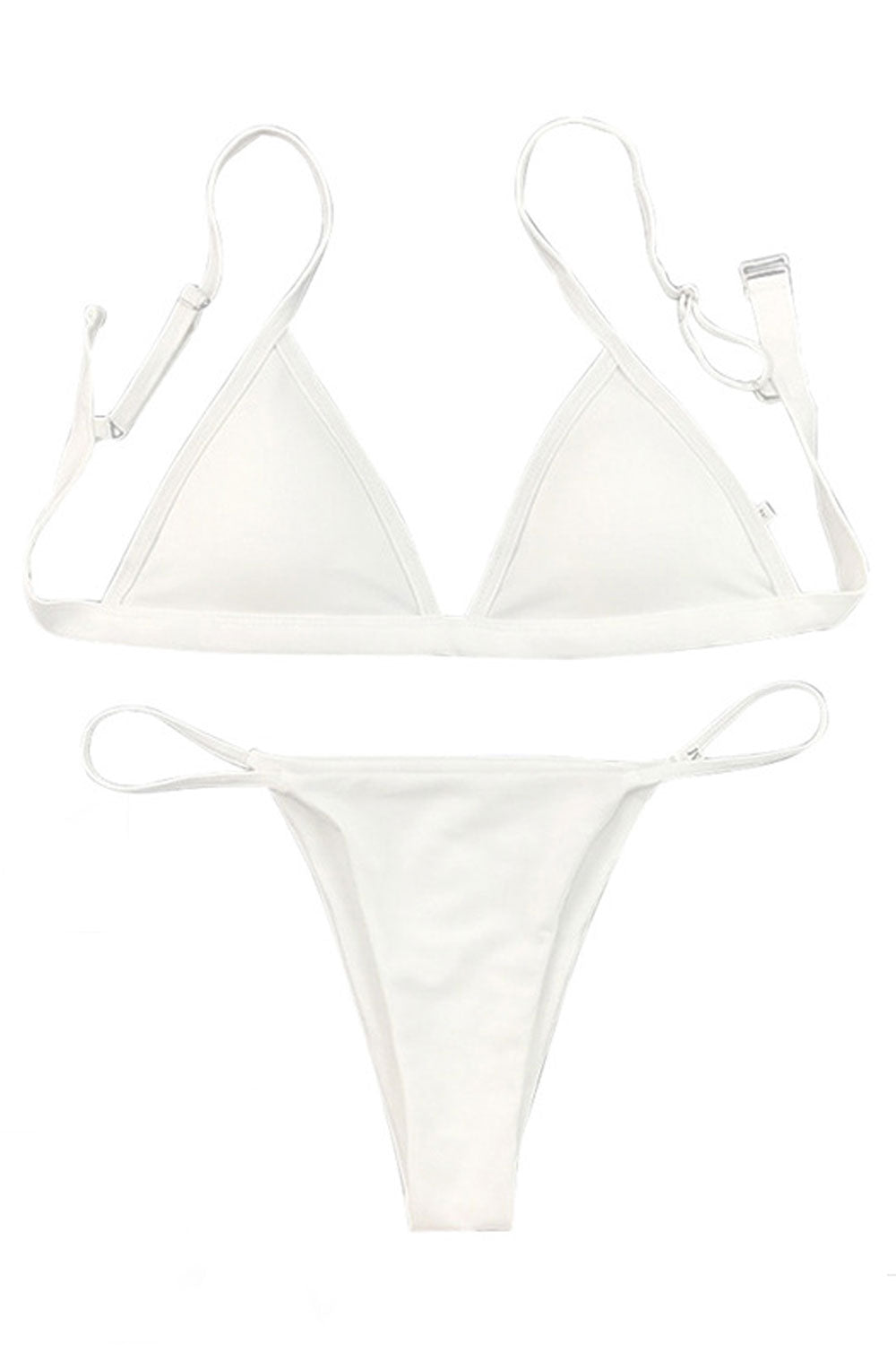 Women Modern Styled Adjustable Solid Color Swimsuit