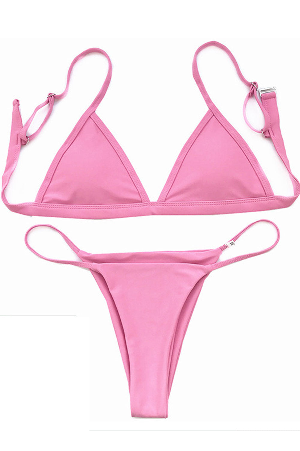 Women Modern Styled Adjustable Solid Color Swimsuit