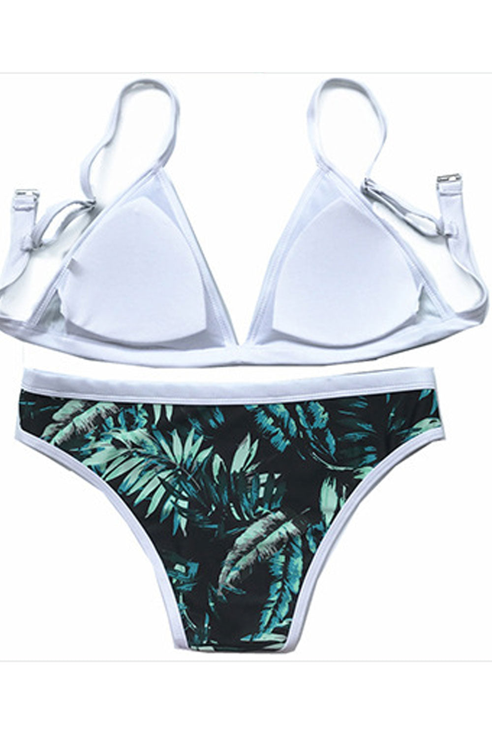 Women Beautiful Print Two Piece Beach Swimsuit Set