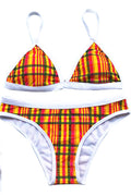 Women Beautiful Print Two Piece Beach Swimsuit Set