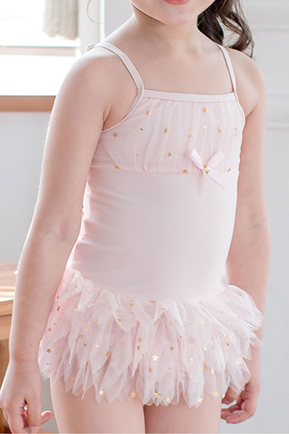 Baby Girls Fairy Wings Decorated Adjustable Strap One Piece Swimsuit