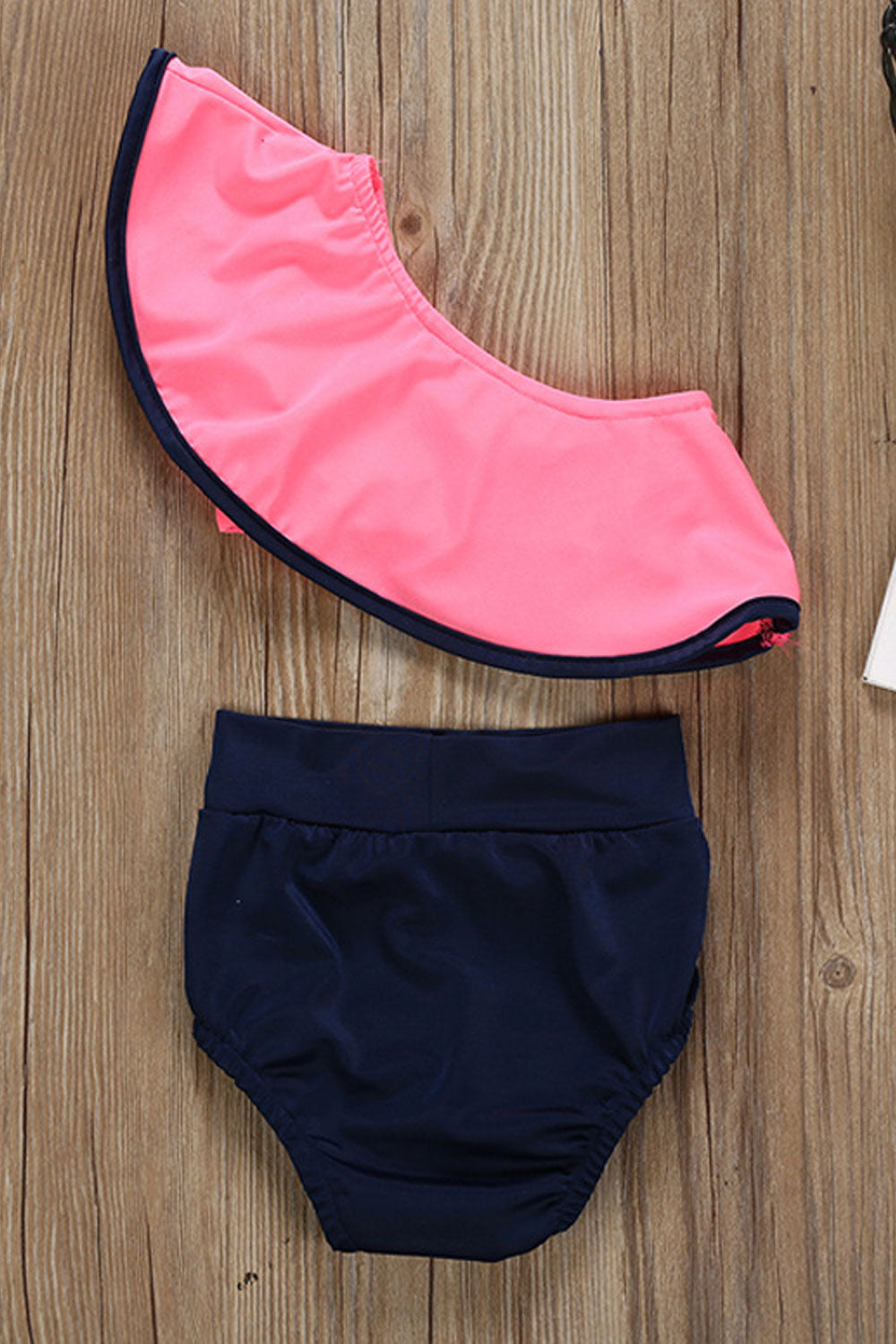 Kids Baby Girls Curve Shape Beautiful Swimwear