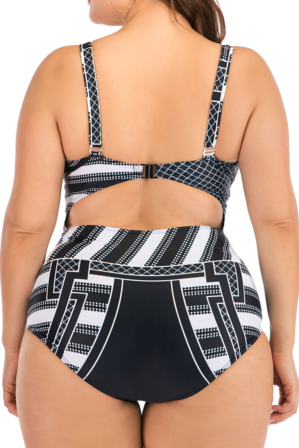 Women Beach Holidays Bandage Styled Two Piece Swimwear