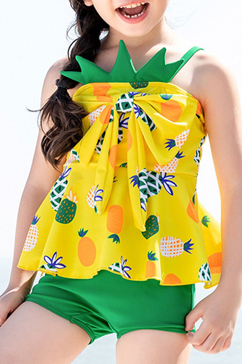 Toddler Girls One Piece Cute Printed Pattern Swimwear