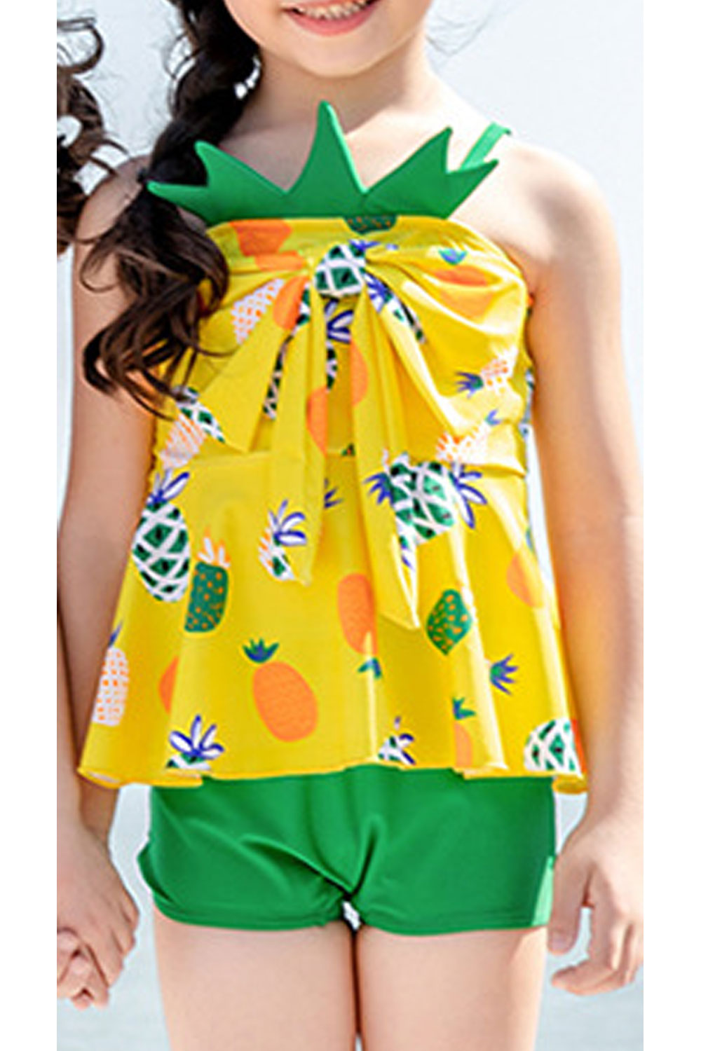 Toddler Girls One Piece Cute Printed Pattern Swimwear