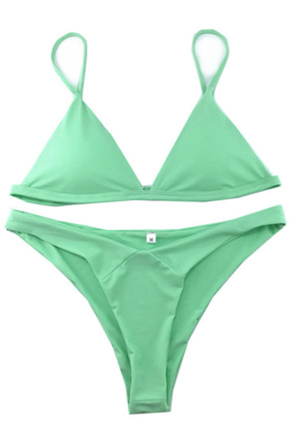 Women Beach Triangle Shaped Bikini & Bottom Swimsuit Set