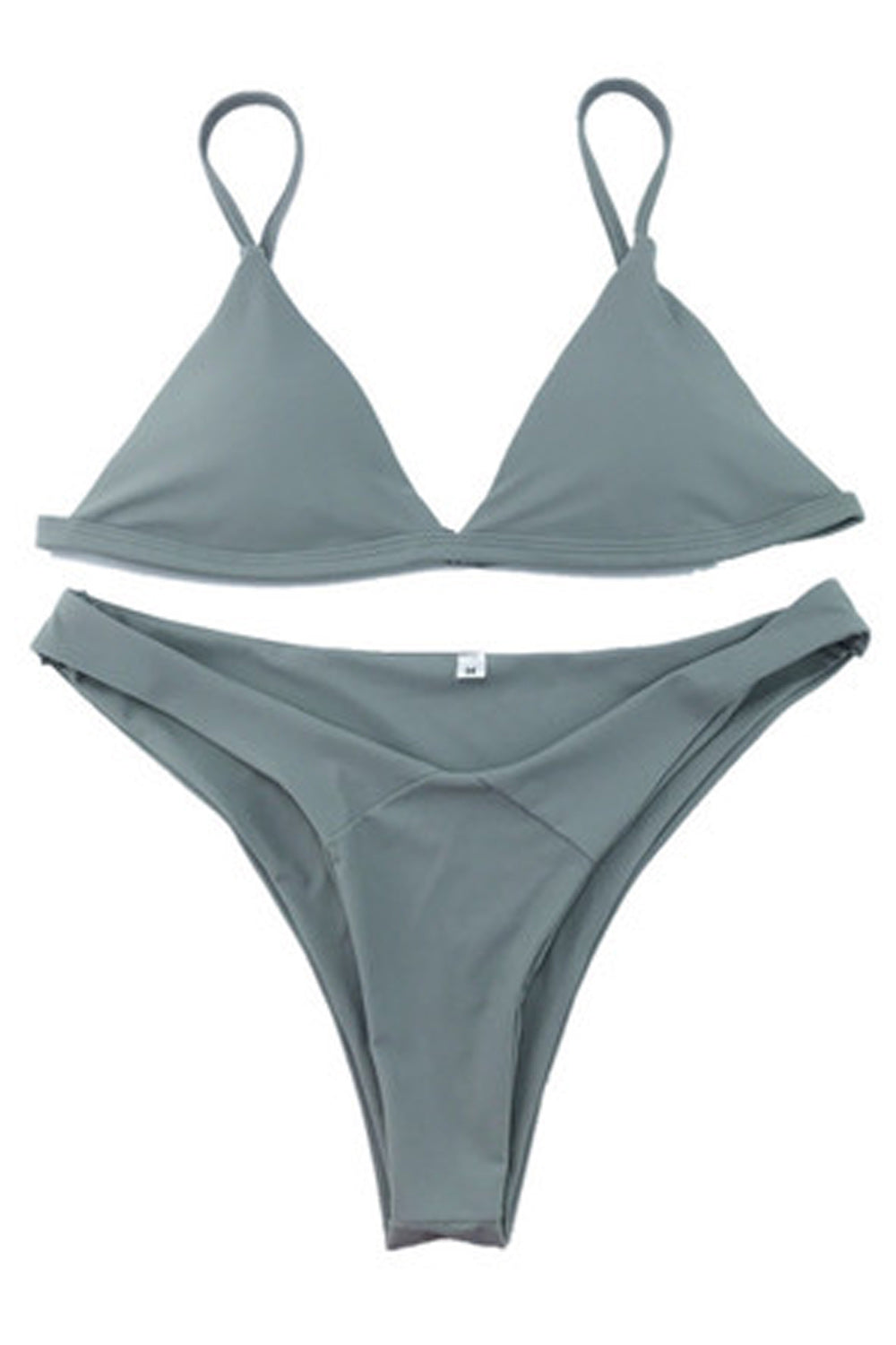 Women Beach Triangle Shaped Bikini & Bottom Swimsuit Set