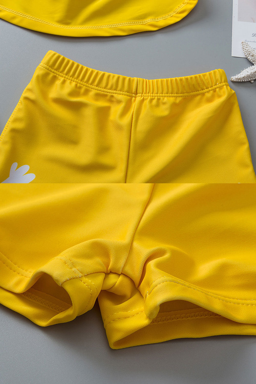 Toddler Boys Stretch Cartoon Pattern Elasticated Swimsuit Set
