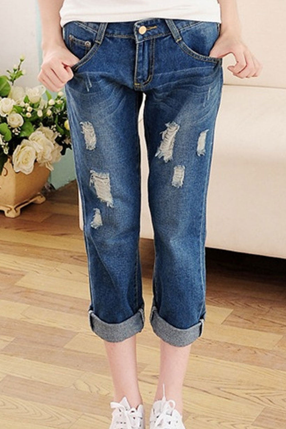 Women Loose Stylish Cool Casual Jeans