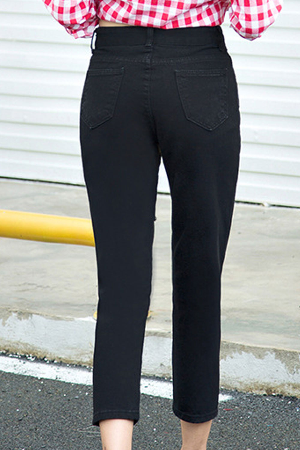 Women Stylish Decorated High End Jeans