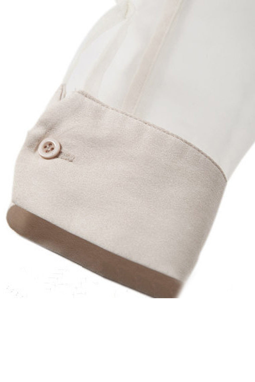 Women's Long Transparent Sleeves Collar Neck Shirt