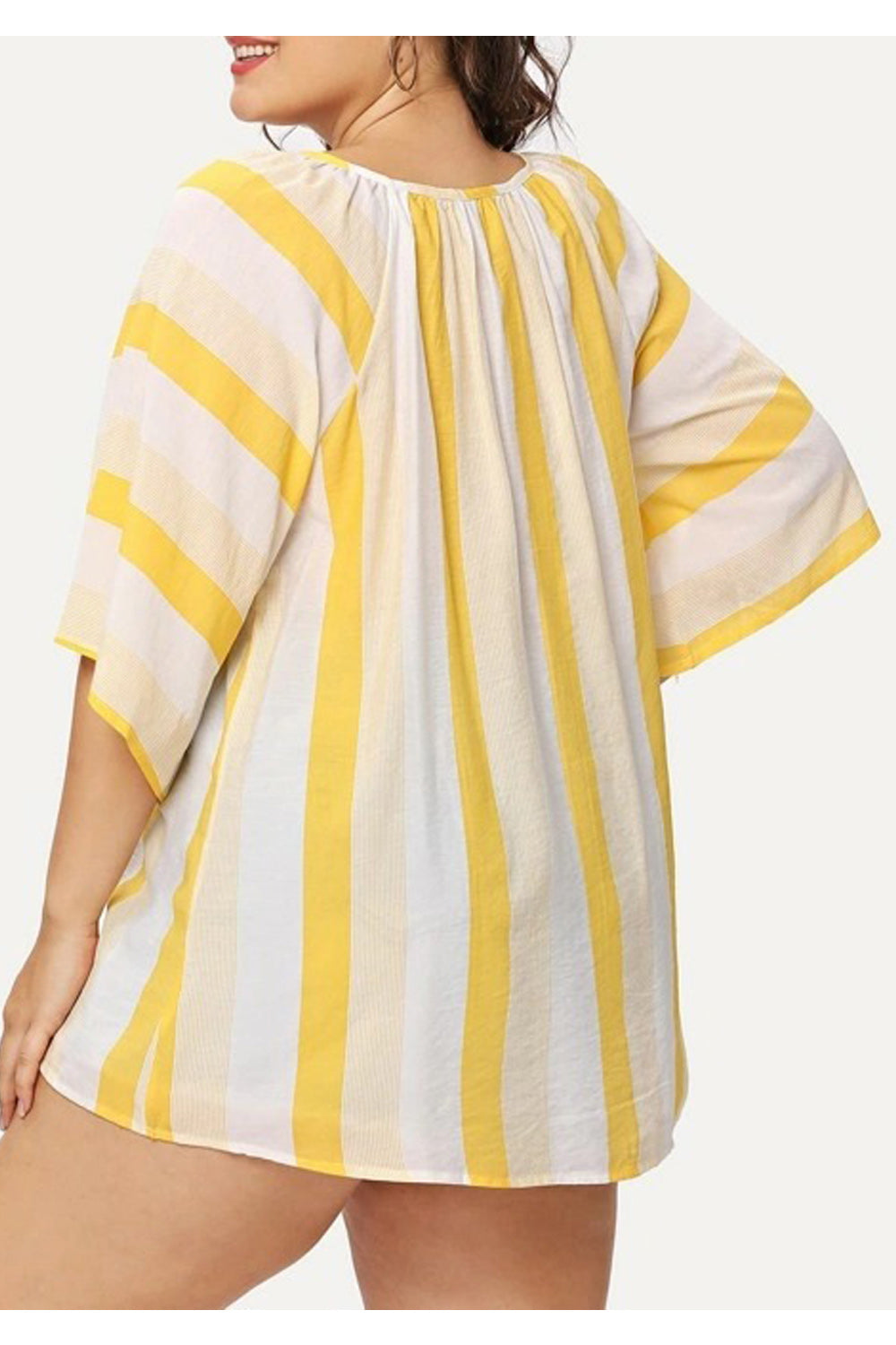 Women Loose Striped Soft Material Fashion Shirt