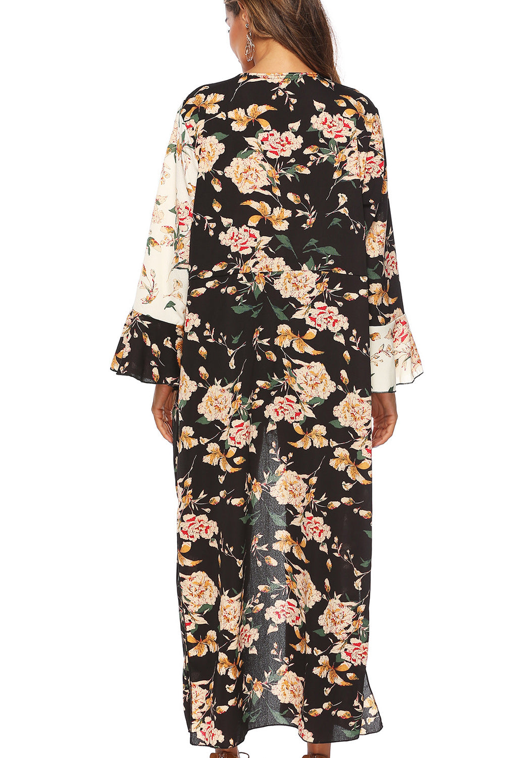 Women Beautiful & Pretty Flower Printed Full Length Cover-Up