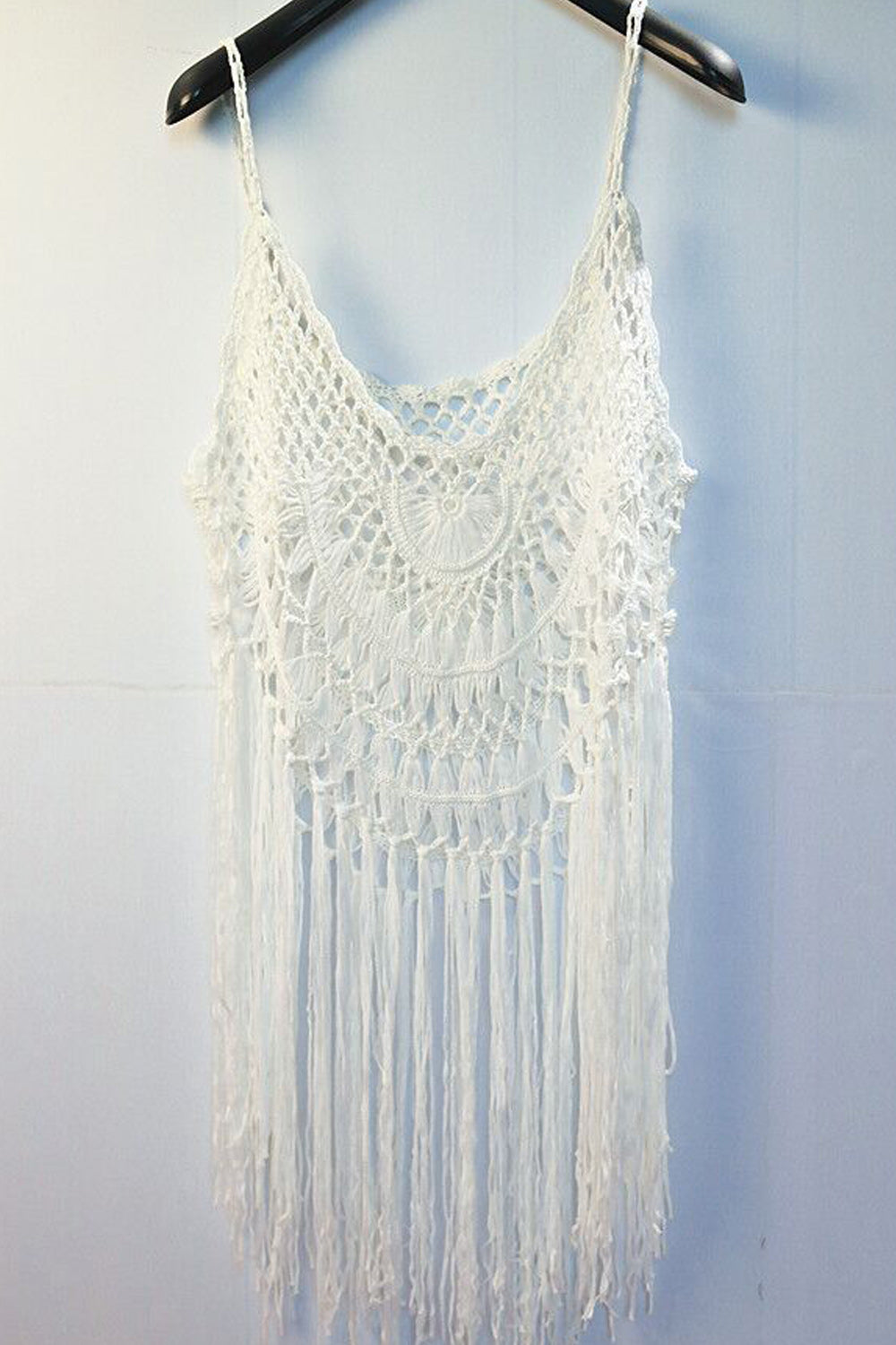 Women Stylish Flower Hollowed Beach Cover-Up