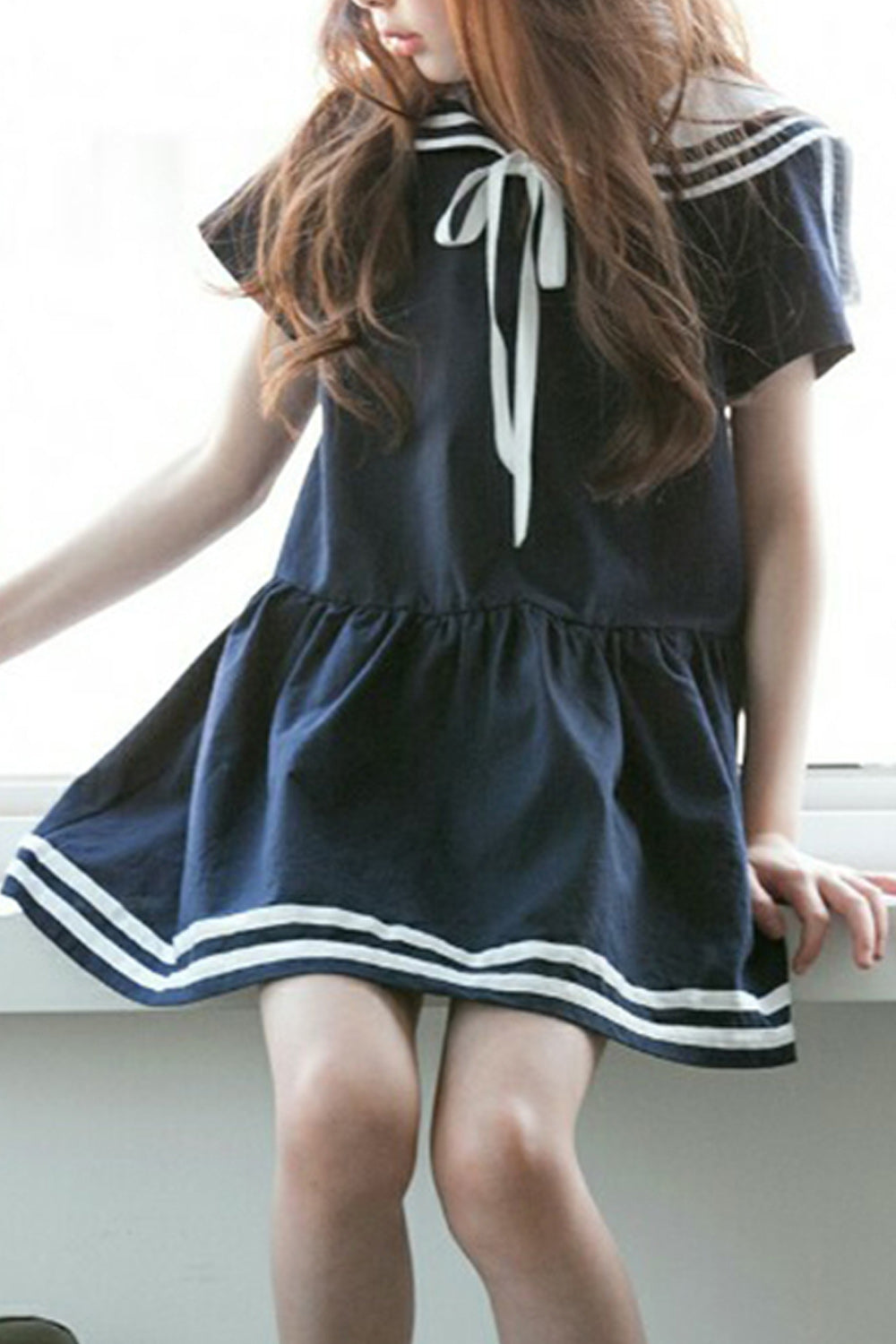 Kids Girls Peterpan Short Sleeves Dress