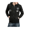 Men Beautiful Zipper Closure Solid Color Hoodie